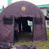 Bantu Korban Banjir di Bayah, Polres Lebak Pasang Tenda Posko Penanggulangan Bencana