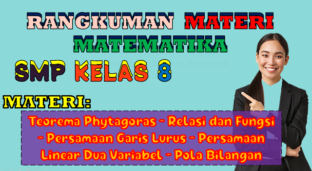 Rangkuman Materi Matematika Kelas 8 Lengkap pdf