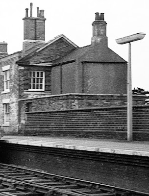 The porter's house near platform one at Brigg railway station circa 1970.
