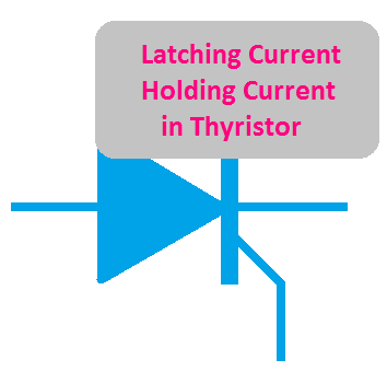 Latching Current and Holding Current in Thyristor