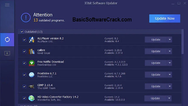 IObit Software Updater Pro 4.5.0.246 With Crack Download Free - Basicsoftwarecrack