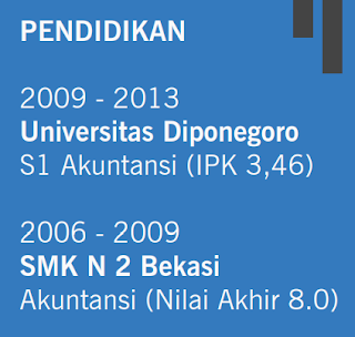 Tidak melengkapi detail pendidikan