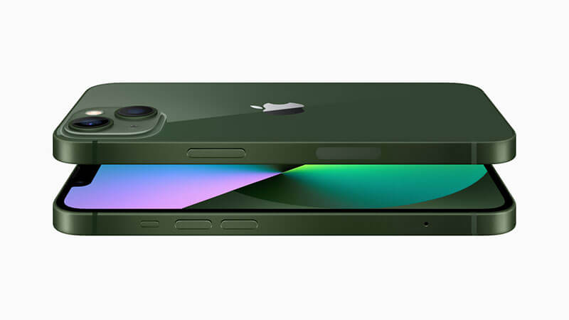 iPhone 13 in green color
