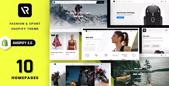 Best Sport & Outdoor Clothing Shopify Theme