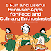 5 FUN and USEFUL Browser Apps for Food and Culinary Enthusiasts! 