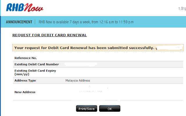 Rhb renew debit card