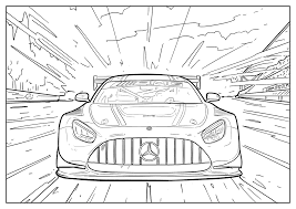 Mercedes-Benz Coloring Pages - Free Printable for Kids