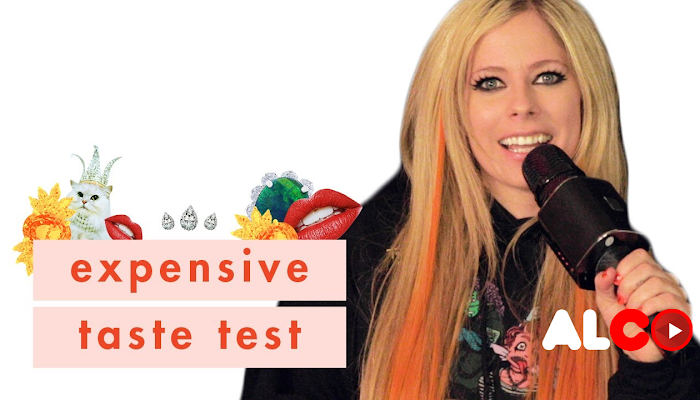 Entrevistas: Avril Lavigne con Expensive Taste Test de Cosmopolitan - 28.02.2022