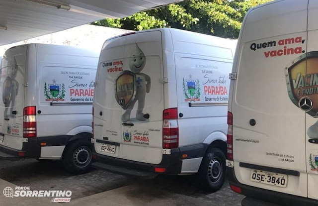 Paraíba distribui mais de 245 mil doses de vacina contra a covid-19