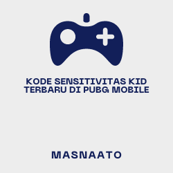 Kode Sensitivitas Kid Terbaru di PUBG Mobile