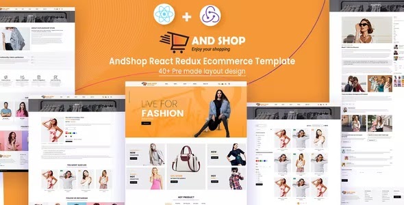 AndShop React Redux Ecommerce Template - Download New Themes