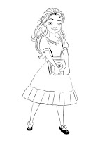 Princess Isabel coloring page