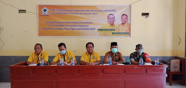 SEKMAT CISOLOK HADIRI MUSCAM PK GOLKAR, AJAK SEMUA PIHAK DORONG PERCEPATAN VAKSINASI COVID-19 