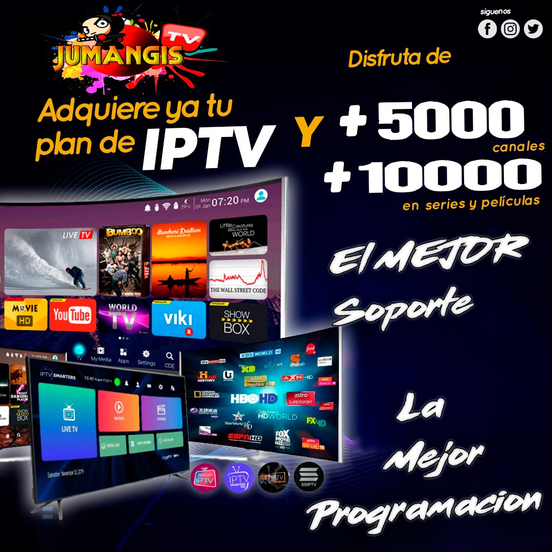 LISTAS IPTV ESTABLES Y AL MEJOR PRECIO DEL MERCADO