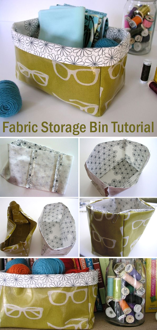 Fabric Storage Bin/Basket Tutorial