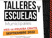 TALLERES Y ESCUELAS CULTURALES MUNICIPALES TEMPORADA 2022/2023