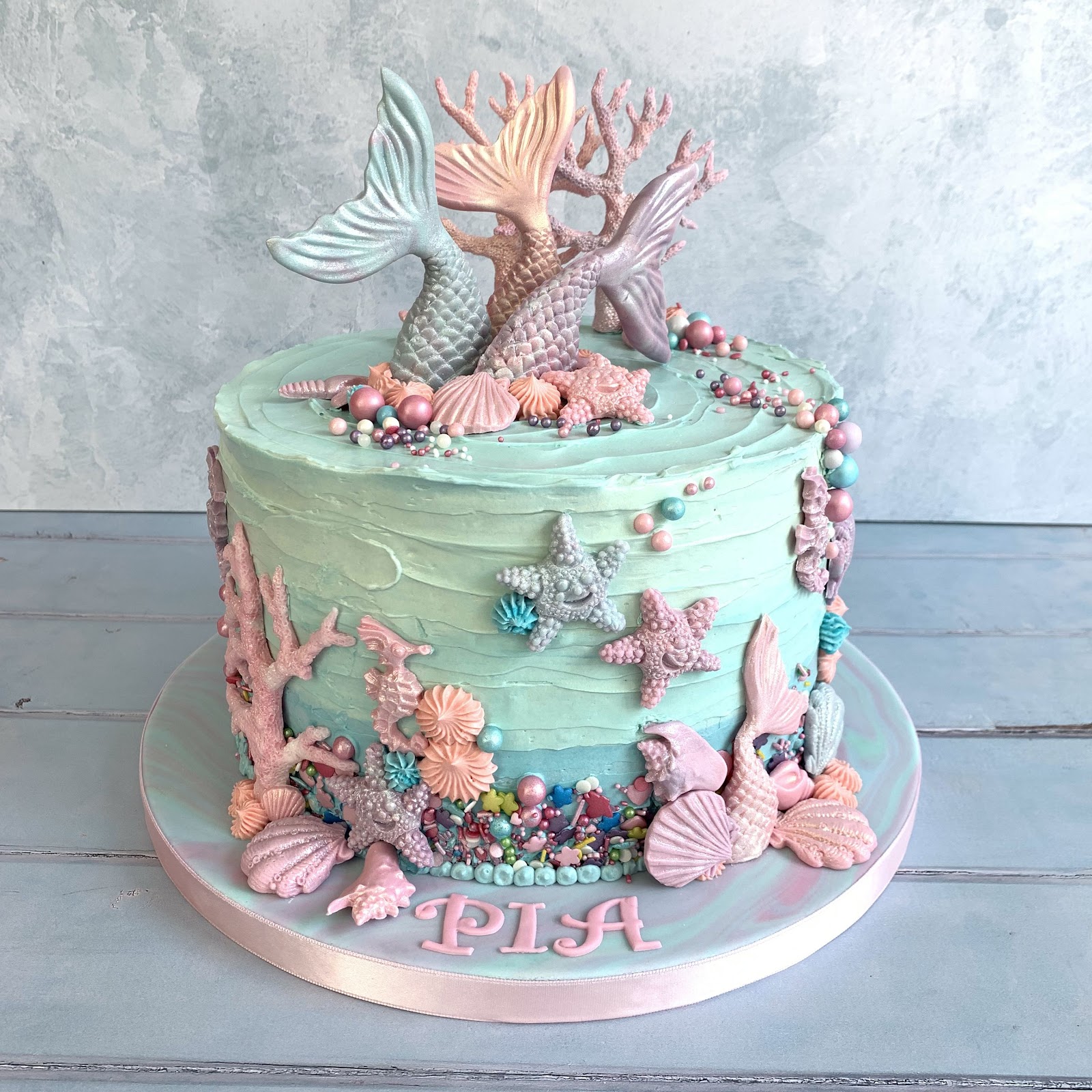 mermaid birthday cakes