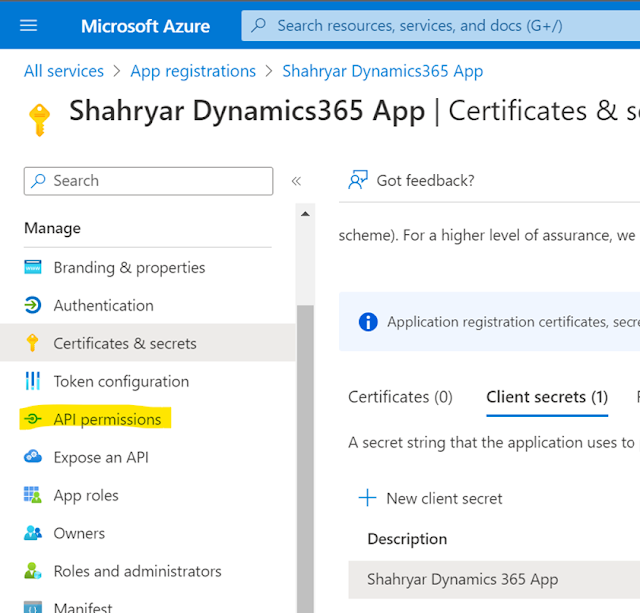 Register an App in Azure Active Directory