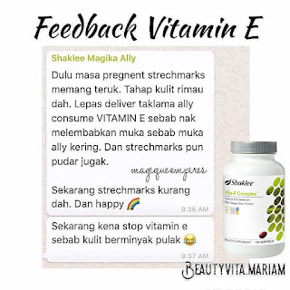 Vita-E Complex Shaklee Testimoni Harga Khasiat Cara Makan