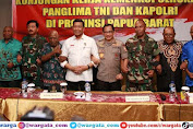 Kapolri bersama Panglima TNI dan Menkopolhukam Sampaikan Pesan Presiden RI untuk Masyarakat Papua