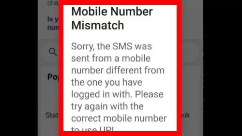 How To Fix PhonePe Mobile Number Mismatch Sorry Problem Solved