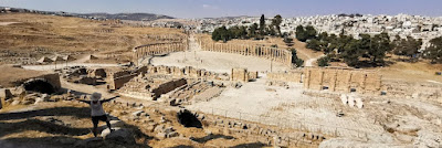 Ciudad romana de Jerash.