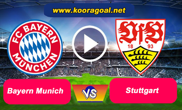Watch the Stuttgart and Bayern Munich match broadcast live today in the German League