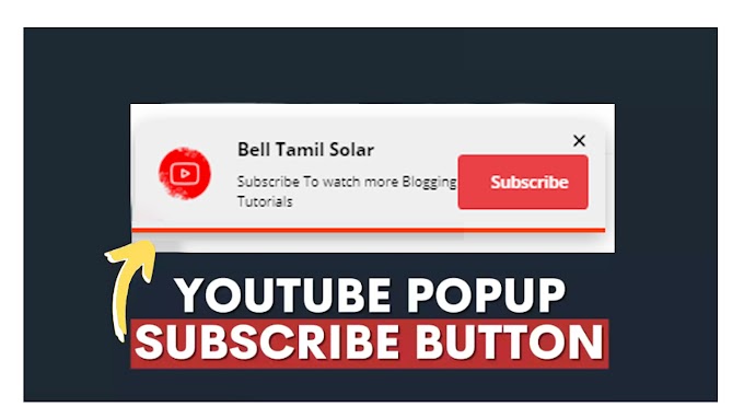 How to Add a Floating YouTube Subscribe Button on Blogger