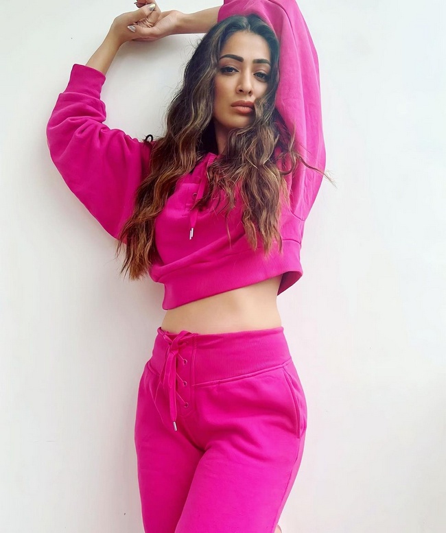 Pic Talk of the day: Raai Laxmi New Pictures in Pink Dress