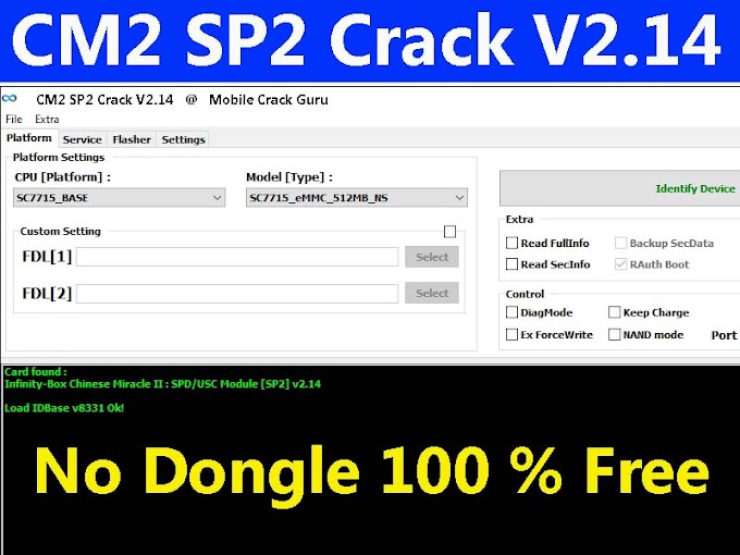 Infinity Box CM2SP2 Crack V2.14 -  CM2SP2 Latest Update Free Download
