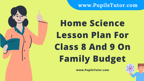 Free Download PDF Of Home Science Lesson Plan For Class 8 And 9 On Family Budget Topic For B.Ed 1st 2nd Year/Sem, DELED, BTC, M.Ed On Mega Teaching Skill In English. - www.pupilstutor.com