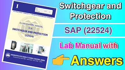 Switchgear and Protection Lab Manual Answers MSBTE I Scheme Lab Manual Answers