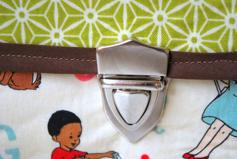 Vintage Boxy School Bag Pattern + Tutorial