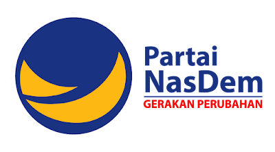 Logo / Lambang Partai Nasional Demokrat (NASDEM) - Memiliki Latar (Background) Warna & Transparent (PNG)