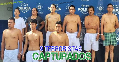 El Salvador: Capturan a 9 terroristas  en diferentes zonas de Soyapango, Ilopango y San Martín