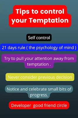Tips to control temptation