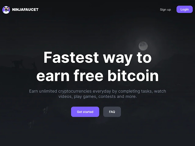 NinjaFaucet - Fastest way to earn free bitcoin | Review and Details