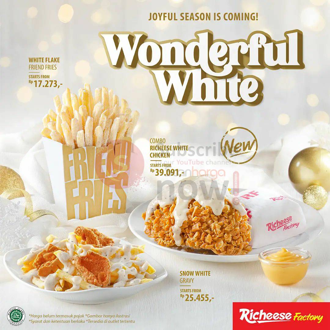 Promo Richeese Factory Wonderful White harga mulai Rp. 17.273