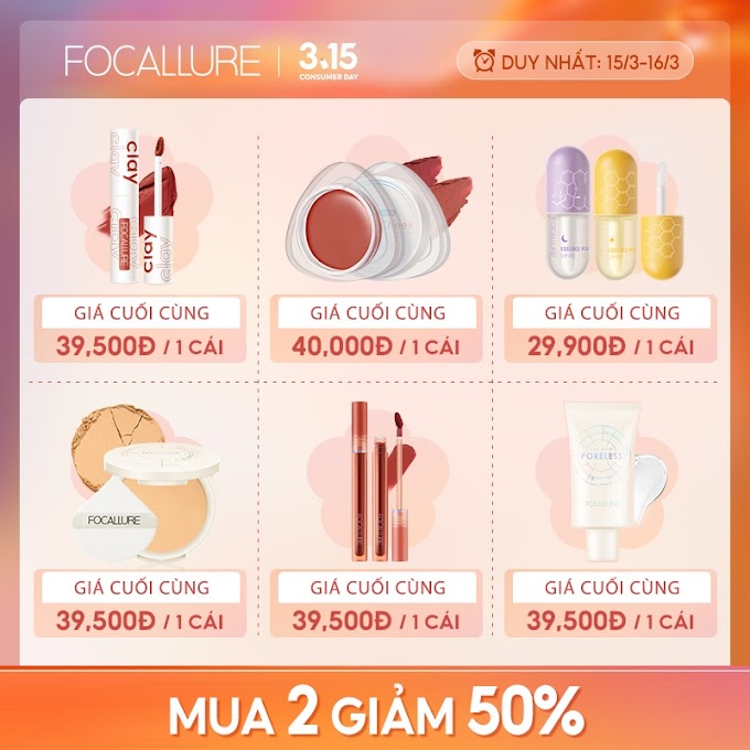 Mall Shop [ focallure.vn ] Set 7 Mặt Nạ Focallure Lõi Kép Giúp Cấp Nước Kiểm Soát Nhờn Trong 7 Ngày