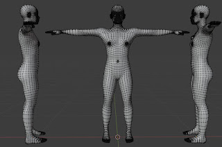 Human full body for 3d model reference