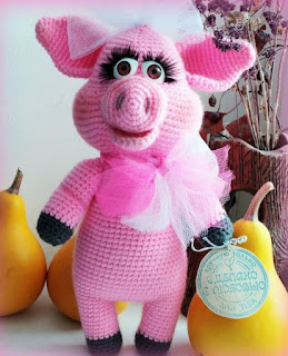 PATRON GRATIS CERDO AMIGURUMI 47890 🐷