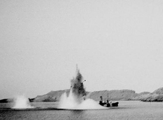 1941 Καψάλι Κυθήρων:Βύθιση ελληνικού φορτηγού πλοίου μετά απο γερμανικό αεροπορικό βομβαρδισμό