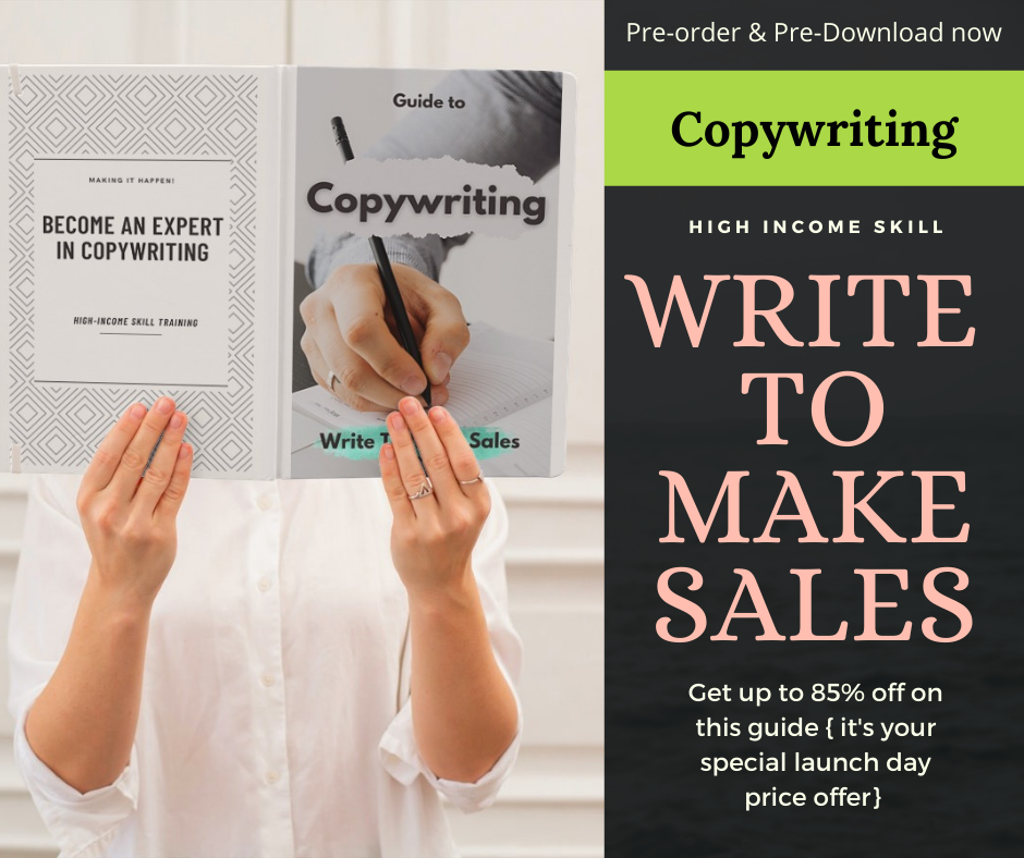 Copywriting - Write to make sales