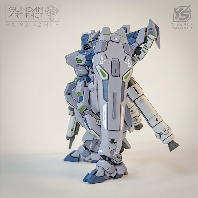 gundam artifact RX-93-v2 hi nu standing shield side view