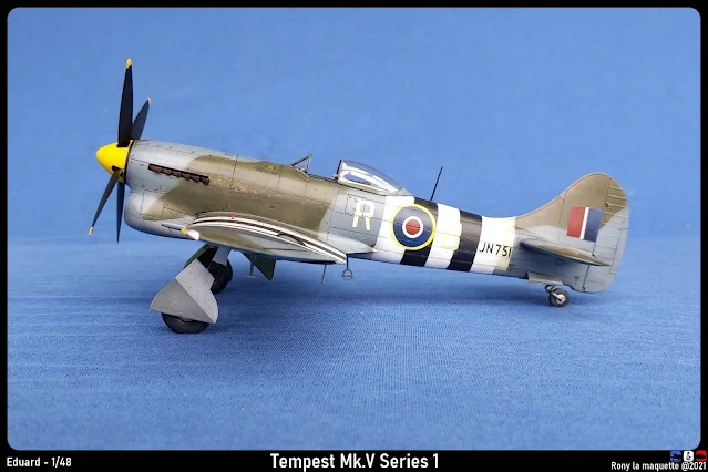 Maquette Tempest Mk. V d'Eduard au 1/48