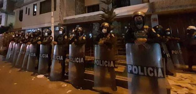 Policía acudió al lugar