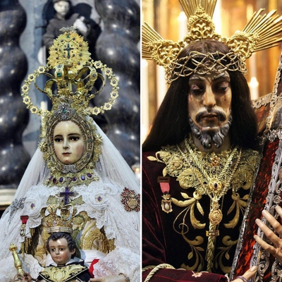 Horario e itinerario Traslado a la Catedral de Jesús Nazareno y Virgen del Rosario. Cádiz 08 de Diciembre del 2021
