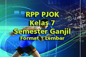 RPP PJOK Kelas 7 Semester 1 format 1 Lembar Kurikulum 2013 