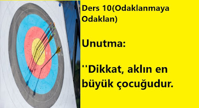 Ders 10 (Odaklanmaya Odaklan), saymuallim