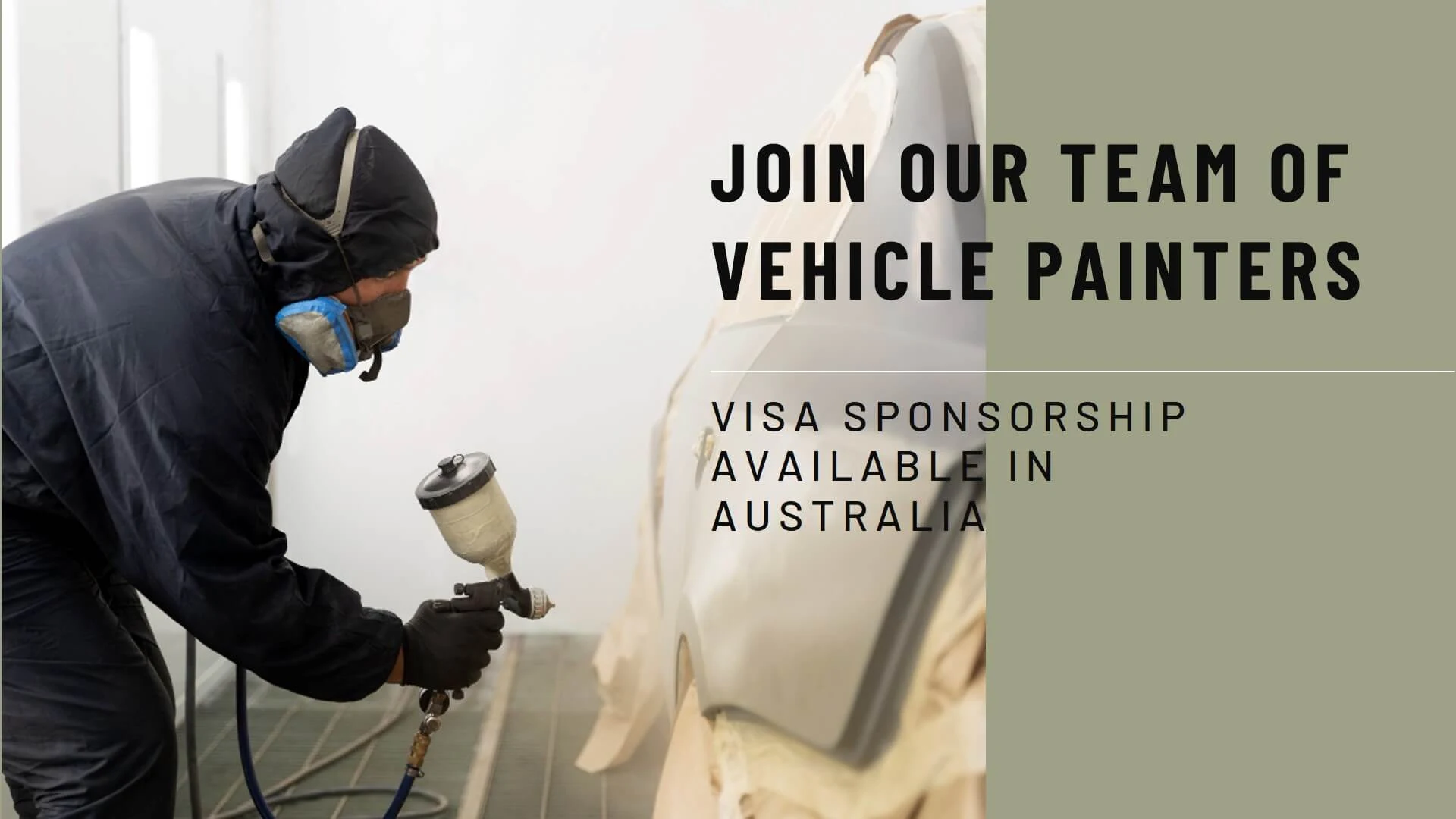 Vehicle Painters Job in Australia with Visa Sponsorship